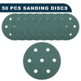 thumbnail image 4 of Discos de Lija para Automóvil Unique Bargains?3.5" 7 Agujeros 60 Grano Resistencia a la Abrasión | Papel de Lija Redondo con Gancho y Bucle Verde 50 Pcs, 4 of 8