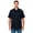 Black, variant on Men's Big & Tall Short-Sleeve Linen Shirt