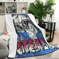 thumbnail image 2 of Football City Blanket Gifts for Men Cozy Throw Flannel Blanket for Sofa Couch 60x50 Inches (Buffalo), 2 of 6