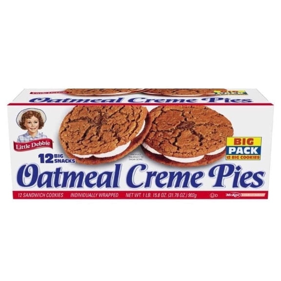 Little Debbie Big Pack Oatmeal Creme Pies, 30 oz