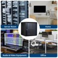thumbnail image 7 of Ataucjin 12U Wall Mount Network Cabinet - 17.7" Deep Server Rack Enclosure with Locking Glass Door & Removable Side Panels, IT/AV Equipment Rack for Secure Data and Audio-Visual Installations, 7 of 7