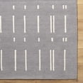 thumbnail image 4 of Hauteloom Charan Wool Living Room, Bedroom Area Rug - Contemporary - Slate Gray, Ivory - 8' x 10', 4 of 6