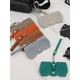 thumbnail image 3 of Fashion Soft Leather Sunglasses Bag - Leather Glasses Case Holder Portable Slim Sunglasses Pouch Soft Eyeglasses Bag, 3 of 4