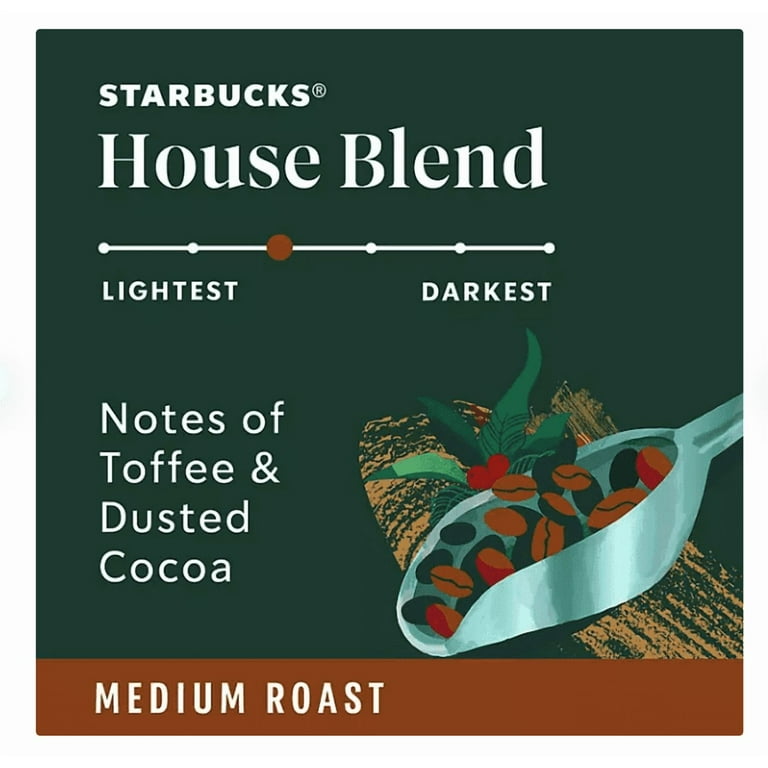 Starbucks House Blend Whole Bean Coffee, 40 oz.pack of 2 - Walmart.com