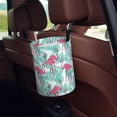 thumbnail image 5 of Naloa Flamingo Car Trash Can Garbage Car Accessories Trash Can Car Waste Bin for for Driver and Passenger Any Vehicle, 5 of 7