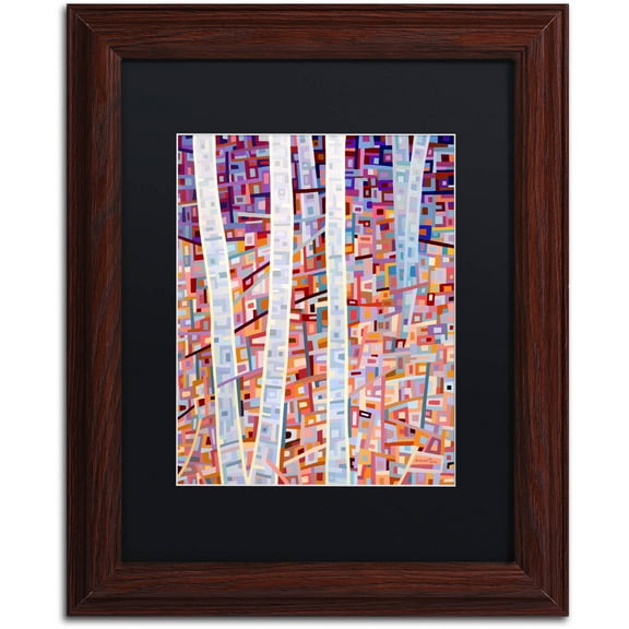 Mandy Budan 'Incandescence' Black Matted Framed Art