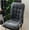 Dark Grey, variant on 17.7"x36.6" Non-Slip Office Chair Cushion, High Back Support, Breathable Seat with Pad Secure Ties for Desk or Floor Use