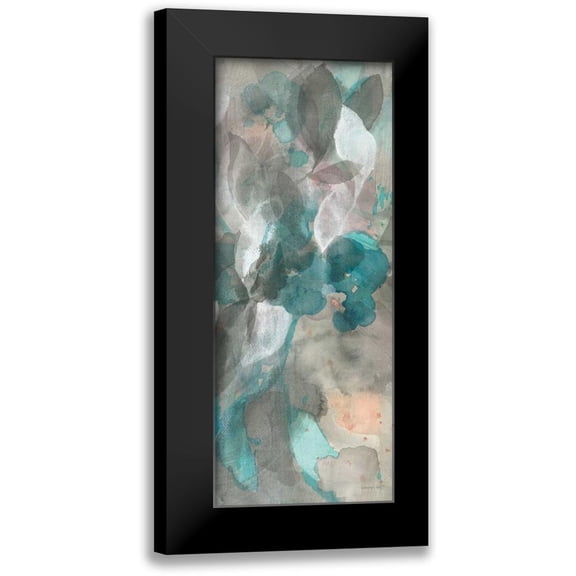 Nai, Danhui 8x14 Black Modern Framed Museum Art Print Titled - Abstract Nature III