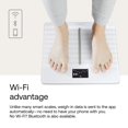 thumbnail image 4 of Body Cardio – Premium Wi-Fi Body Composition Smart Scale, Tracks Heart Health, Vascular Age, BMI, Fat, Muscle & Bone Mass, Water %, Digital Bathroom Scale with App Sync via Bluetooth or Wi-Fi, 4 of 5