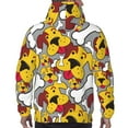 thumbnail image 7 of Wukai Cute Dog Print Men Hoodies Fleece Sweatshirts Long Sleeve Sweaters Pullover Fall Outfits Winter Clothes-Medium, 7 of 7