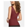 thumbnail image 2 of LEONISA Intimates Burgundy Polyamide Solid Everyday Sleepwear Camisole Size: S, 2 of 2