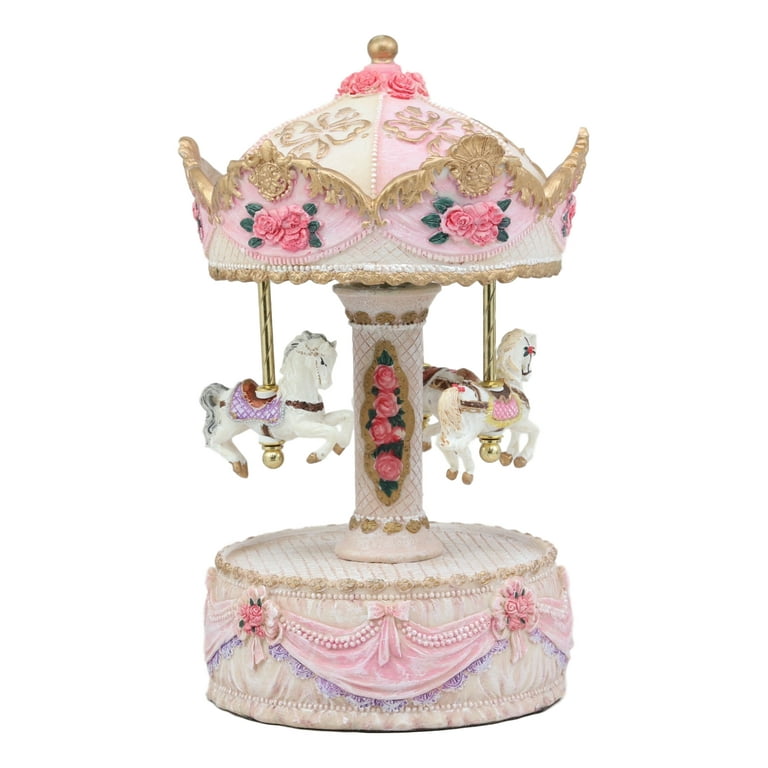 Carnival Merry Go Round Princess Pink Royal Horse Ponies Musical