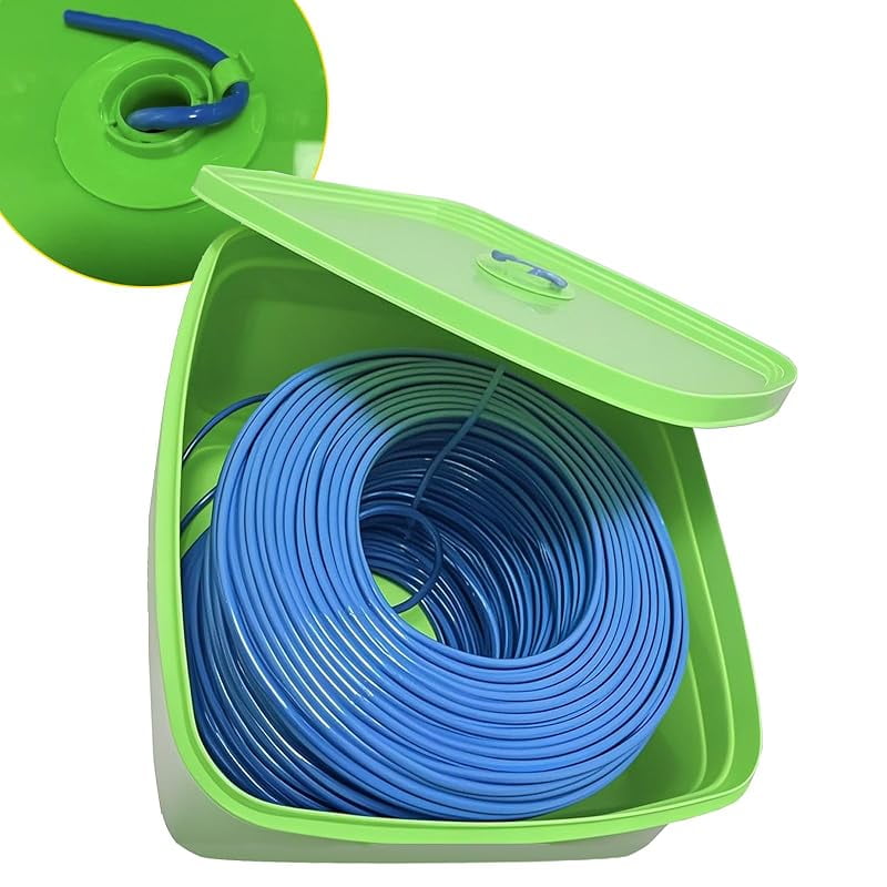 Davonpha 300ft Cat6 Ethernet Cable & Crimper Kit, 23AWG Solid Copper, 550MHz 2.5Gb/s, PoE++ (60W), for Security Cameras & Networking