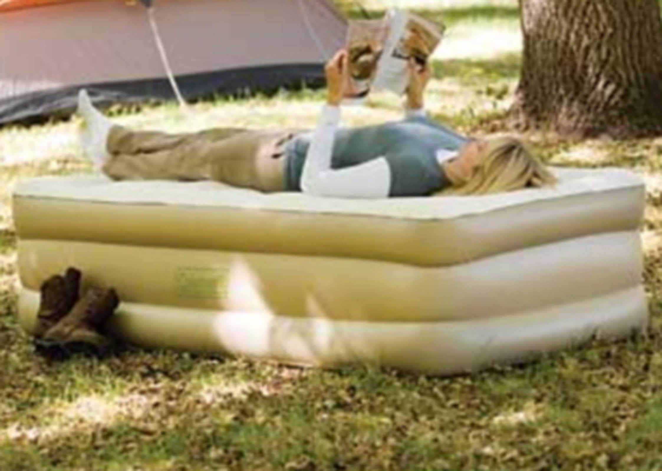 Coleman comfort double airbed discount