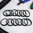 thumbnail image 3 of 12 Pcs Sink Plug Rubber Seal, O-Rings Seal Rubber Gasket, Shower Hose Washers Rubber Sink Plug Rubber Seal Ring, Pipe Washer Conical Sealing Ring For 40mm Pipe Flushing Hose, 3 of 7