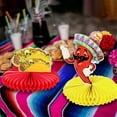 thumbnail image 2 of 12pcs Mexican Fiesta Honeycomb Table Centerpiece Cactus Donkey Maraca Sombrero Guitar Table Toppers Centerpieces Decor, 2 of 5