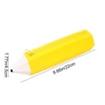 thumbnail image 2 of Lunxisen 1 Pcs Pencil Shaped Silicone Pencil Case Zipper Stationery Pouch Novelty Cute Storage Organizer Holder For Desk Office Travel, 2 of 9