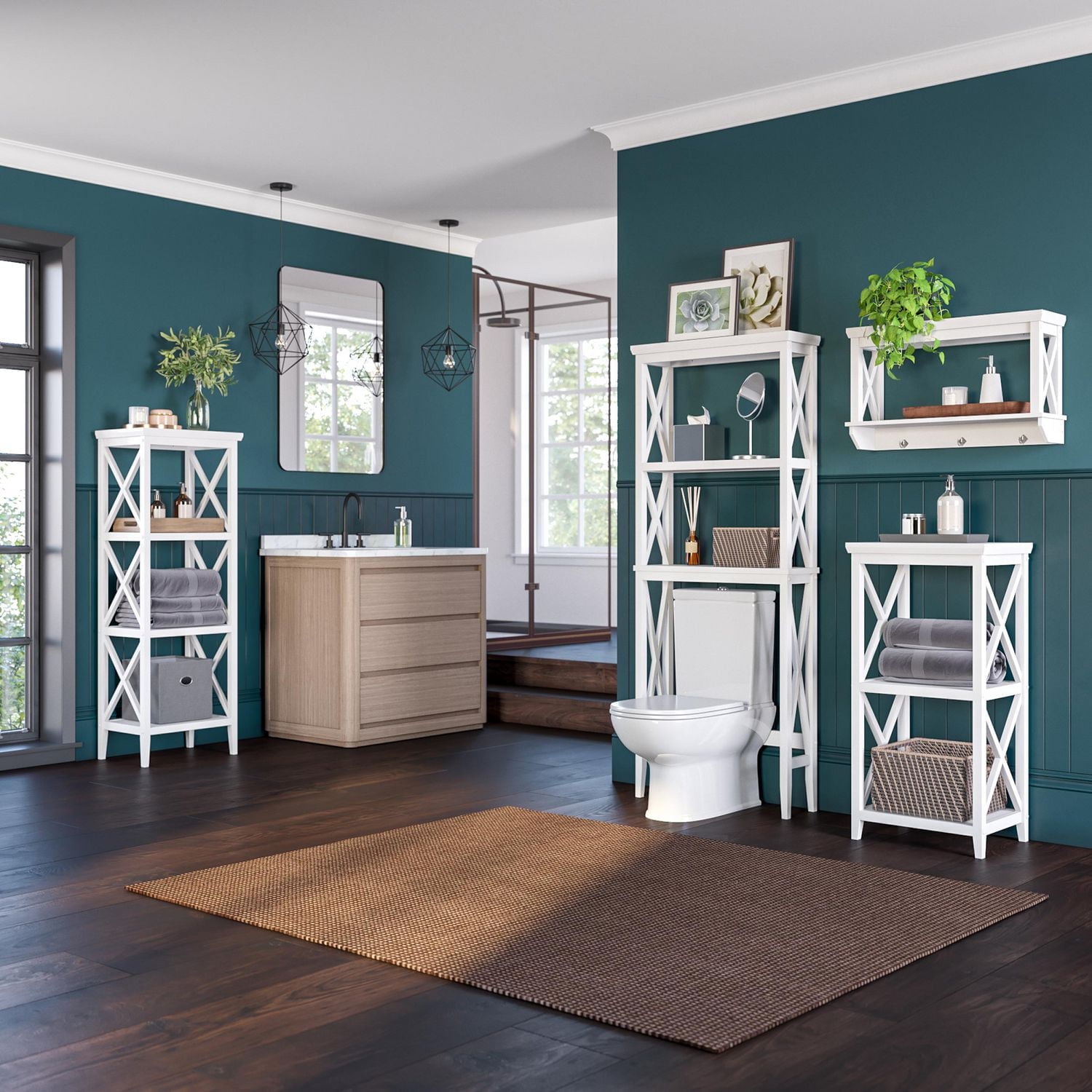 RiverRidge® Home La Crosse 54in Storage Tower - White