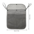 thumbnail image 2 of UPOUART Pram Organiser Bag Stroller Storage Bag Grey Linen 1Set, 2 of 8