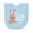 AE-Light Blue, variant on My 1st Easter with Cute Brown Bunny and Easter Eggs Newborn Bib