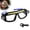Blue, variant on LED Safety Glasses with Lights, USB Rechargeable Work Headlamp for Outdoor
