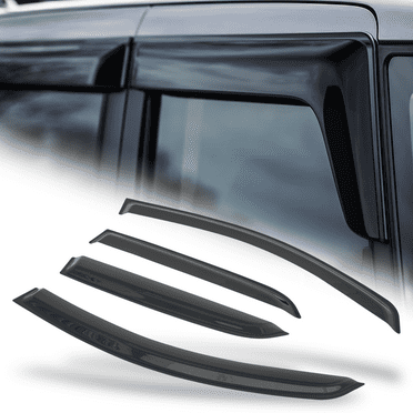M-AUTO 4 Pieces Tape-On Window Visor Sun Guard Vent Wind Rain Deflector for 2018 2019 2020 2021 2022 Ford Ecosport