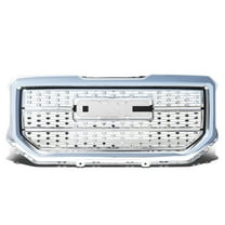 DNA Motoring For 16-18 GMC Sierra 1500 All Chrome Denali Style Front Bumper Hood Grille