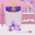 thumbnail image 6 of Disney Jr. Sofia the First Royal Accessory Set, Kids Dress-Up Accessories with Tiara, Wand, Play Shoes, Tote Bag, Bracelet and 2 Charms, Ages 3+, 6 of 7