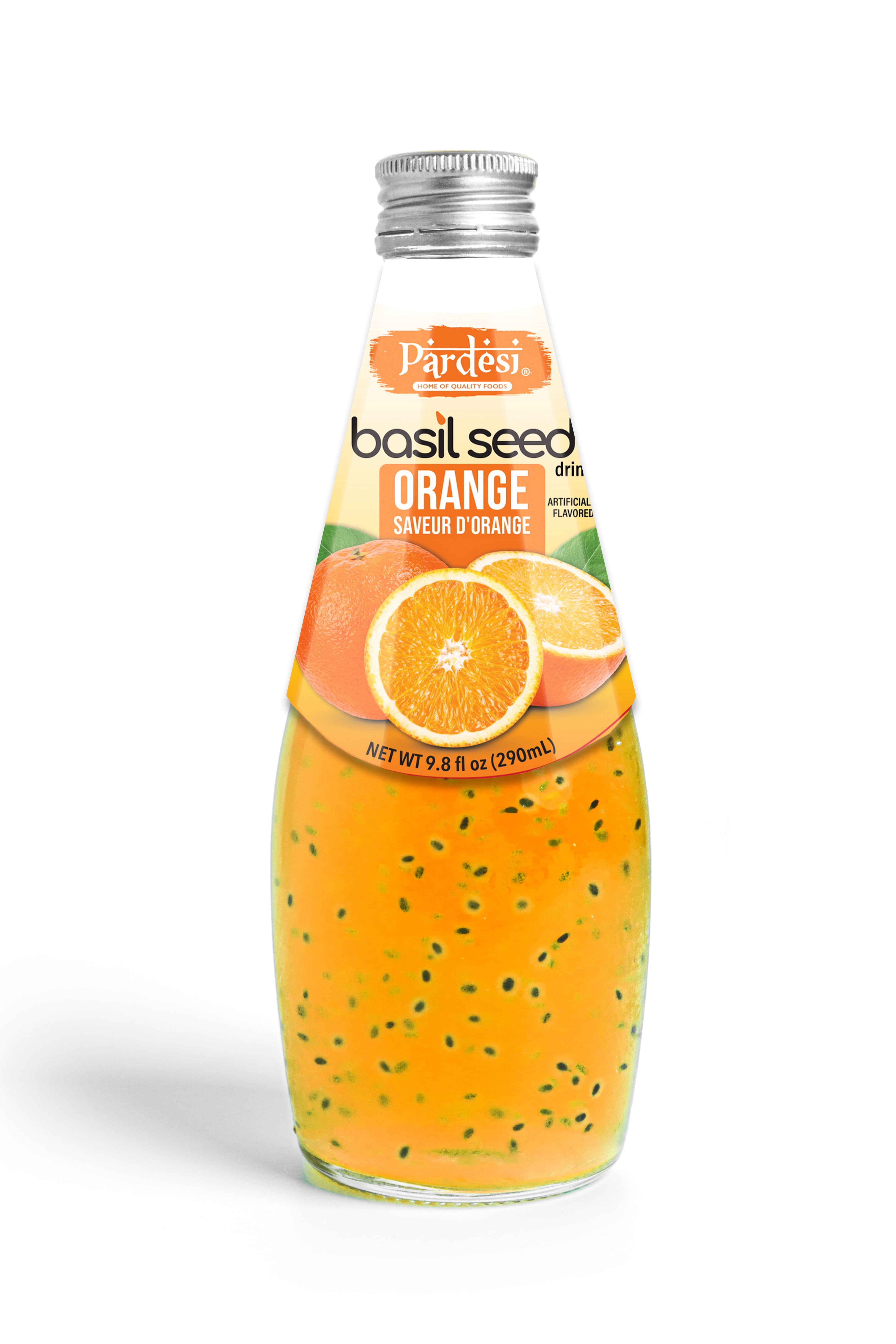 PARDESI Herbal Basil Seed Drinks (Many To Choose From) 290mlUS Seller F/S (Orange With Basil