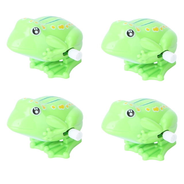 4 juguetes de cuerda para saltar para niños, novedosos juguetes de cuerda, ranas saltarinas.