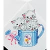 Tobin Kittens Stamped Tablecloth For Embroidery