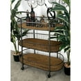 thumbnail image 3 of Multipurpose And Stylish Metal Wood 3 Tier Cart, 3 of 3