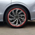 thumbnail image 4 of LOLIPPYY 16pcs Wheel Reflective Strips Car Accessories Red Waterproof Improves Visibility Motorcycle Wheel Hubs, 4 of 8