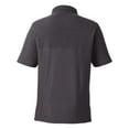 thumbnail image 5 of CORE365 CE112C Men's Fusion ChromaSoft™ Colorblock Polo-Carbon/ Carbon Heather-2XL, 5 of 6