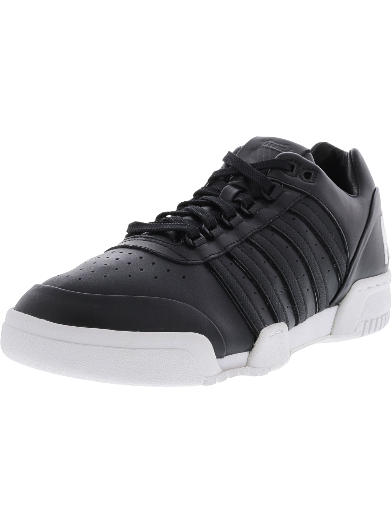 black leather k swiss