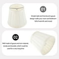 thumbnail image 3 of Miangastore 1Pack Decorative Khaki Cloth Lampshade for Study and Home Users, 3 of 9