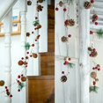 thumbnail image 4 of Luces de hadas navideñas Guirnalda navideña de campanas de Matsuba de bayas rojas con piña y control remoto para Navidad Interior Exterior Vacaciones Fiesta de Año Nuevo Hogar Dormitorio Pared Jardín, 4 of 5