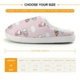 thumbnail image 2 of Kids Slippers Hello Kitty House Slippers Warm Soft Plush Slipper Anti-Slip Winter Fluffy House Shoes for Boys Girls, 2 of 7