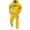 Yellow&&100, variant on CONROSES Mens Tracksuits 2 Peice Set Casual Sweat Suit for Men Letter Graphic Y2K Long Sleeve Hoodies Joggers Fashion Streetwear Jogging Track Suits