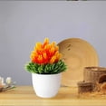 thumbnail image 4 of Table Decorations for Living Room Plastic Artificial Flowers Bonsai Potted Plants 13x13x20cm Coffee Tables for Living Room Decor, 4 of 5