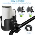 thumbnail image 5 of Golf Cart Cup Holder with Phone Holder, 2-in-1 Adjustable Universal Cup Phone Holder Front and Rear Seat Armrest Kit Accessories Compatible for EZGO/Club Car/Yamaha & Most Golf Carts, 5 of 8