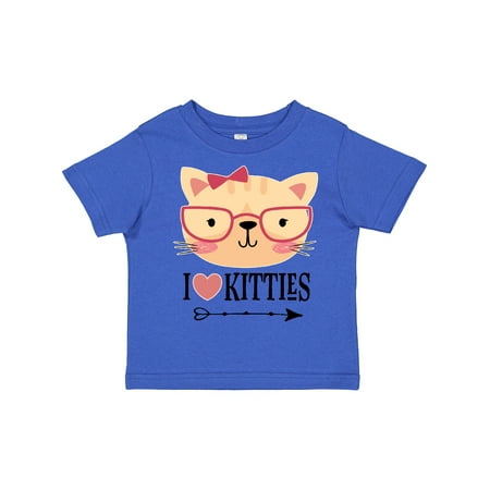 

Inktastic Cat Lover I Love Kitties Gift Toddler Toddler Girl T-Shirt