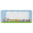 thumbnail image 1 of Party Kitchen Mat, Locomotive Train with and Surprise Present Boxes Retro Polka Dots, Plush Decorative Kitchen Mat with Non Slip Backing, 47" X 19", Multicolor, by Ambesonne, 1 of 1