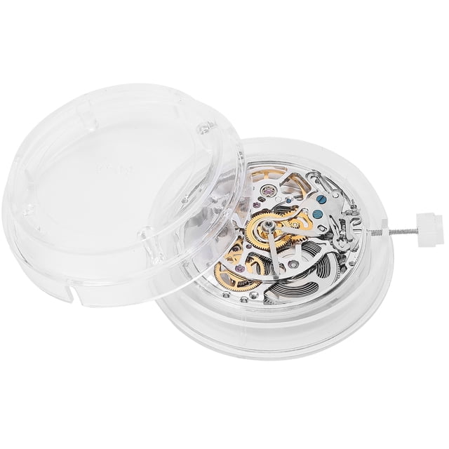 Kit de movimiento de reloj blanco 2824, herramienta de reparación de pieza de reloj de movimiento de reloj mecánico hueco