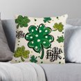 thumbnail image 5 of StSilkitty St. Patrick's Day Pillow Cover Sofa Pillow Cover Washable Pillow Cover Holiday Gift Suitable for Sofa Bedroom Office, 5 of 6