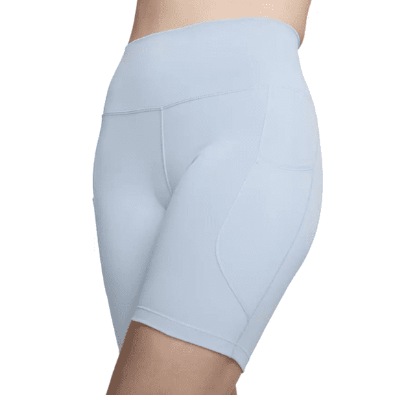 Women's Nike One 8-in. High-Waisted Pocketed Biker Shorts Gentle Support Medium