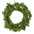 thumbnail image 2 of Kurt Adler 24-Inch Pre-Lit Multi-Colored Incandescent Pinecone Wreath, 2 of 4