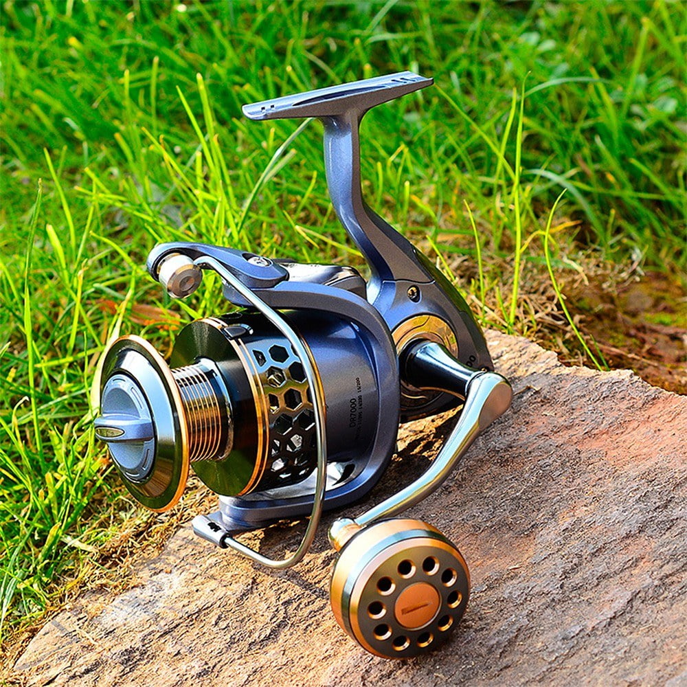 Interchangeable Spinning Fishing Reel with Full Metal Spool