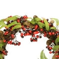 thumbnail image 3 of 24" Red and Black Berry and Pine Cone Artificial Christmas Wreath - Unlit, 3 of 4