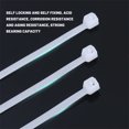 thumbnail image 4 of 1000/100 Uds bridas de nailon ajustables autoblocantes correas de sujeción bucles de sujeción bridas de alambre de plástico reutilizables para el hogar y la Oficina, 4 of 7
